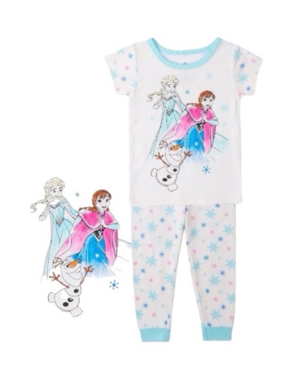 Disney Frozen Elsa And Anna Pajamas